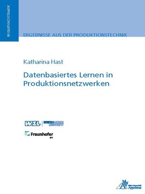 cover image of Datenbasiertes Lernen in Produktionsnetzwerken